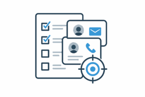 Icona per il download di liste contatti B2B personalizzate.